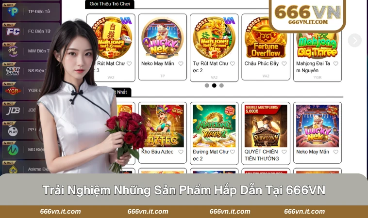 666VN 29 Kho trò chơi đa dạng và phong phú nhiều thể loại