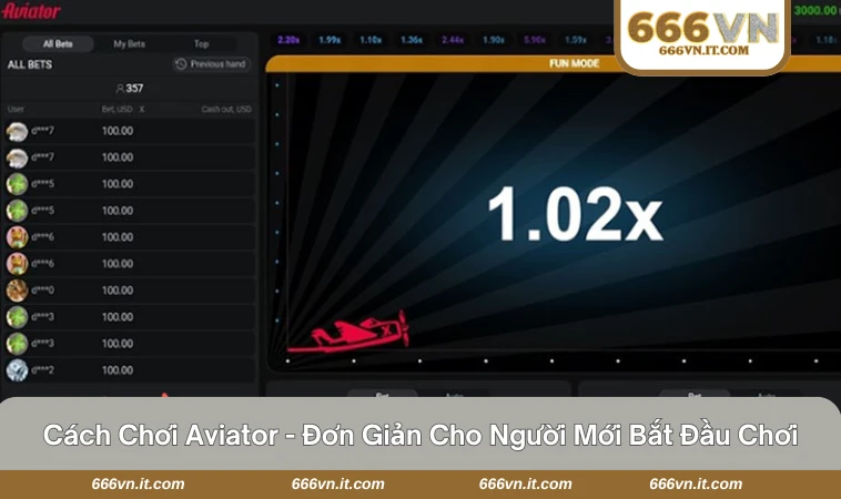 cách chơi Aviator