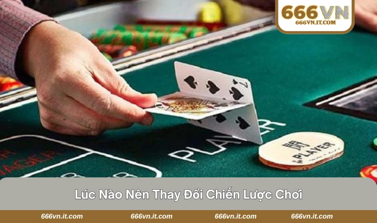 Biểu đồ thể hiện dừng - đổi chiến thuật trong chơi baccarat