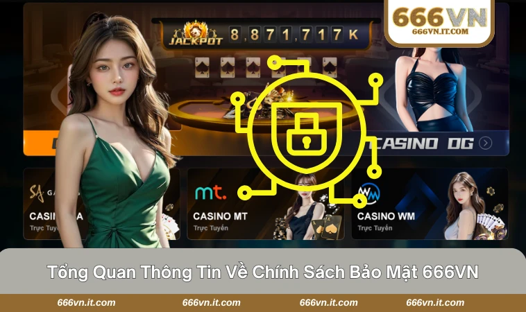 Giao diện chính của 666VN thể hiện rõ cam kết bảo mật thông tin