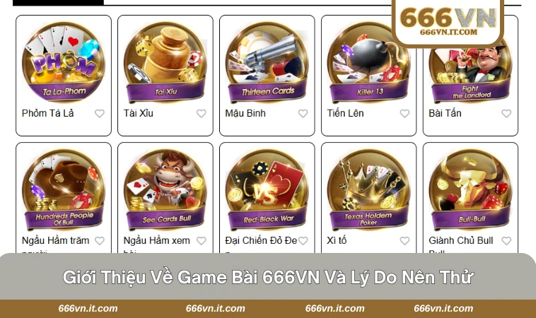 Giao diện chính của game bài với nhiều bàn bài online