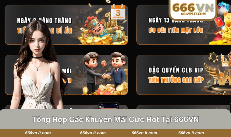 Khuyến Mãi 666VN 1 Tổng hợp các chương trình khuyến mãi nổi bật tại 666VN